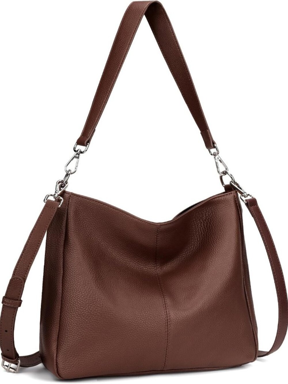 Soft Genuine Leather Hobo Bag for Women | Versatile Crossbody & Shoulder Purse